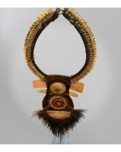 West Papuan North Coast Ceremonial Pectoral Necklace — Cowrie, Kina & Conus Shell