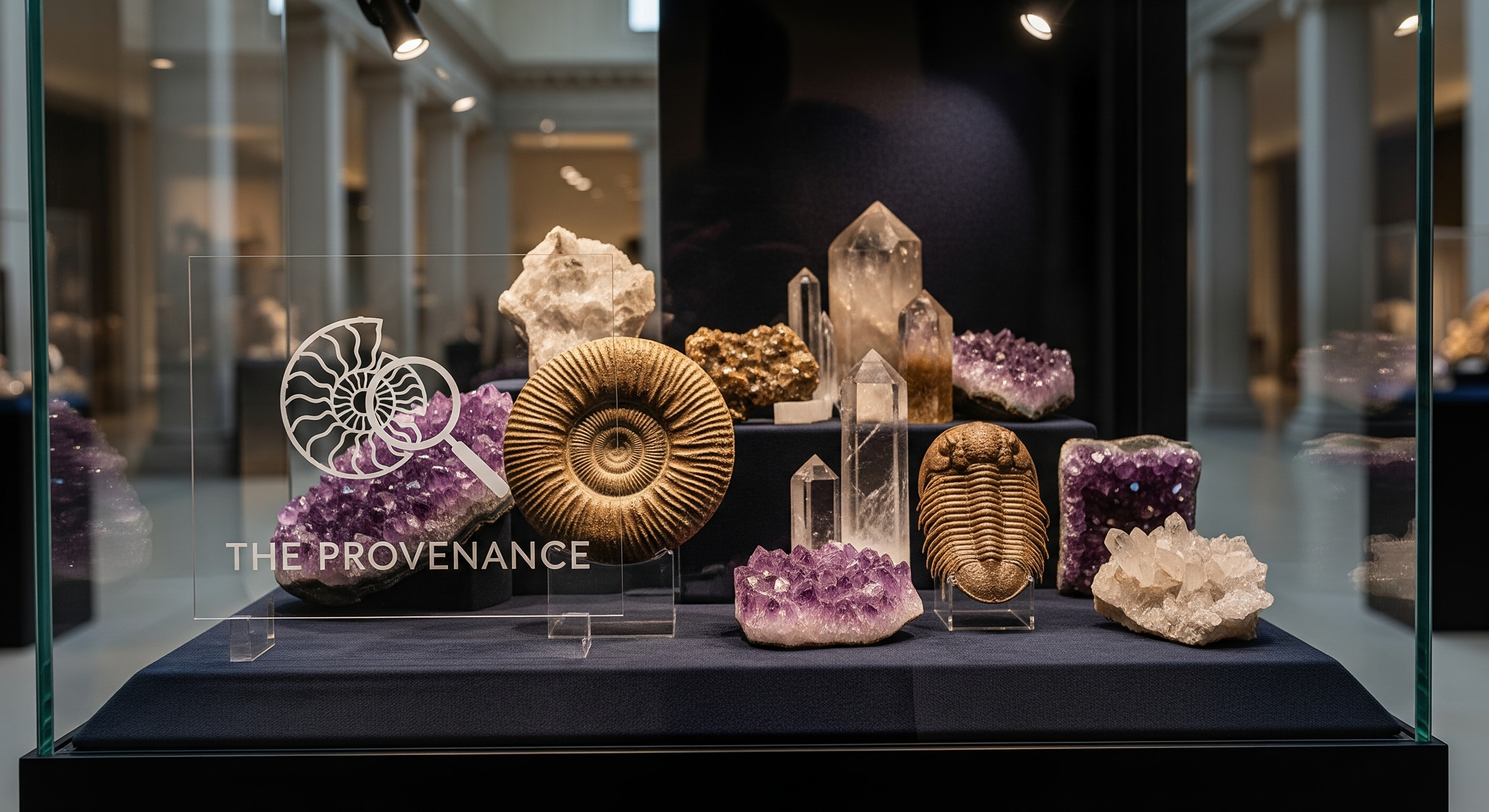 The Provenance display case